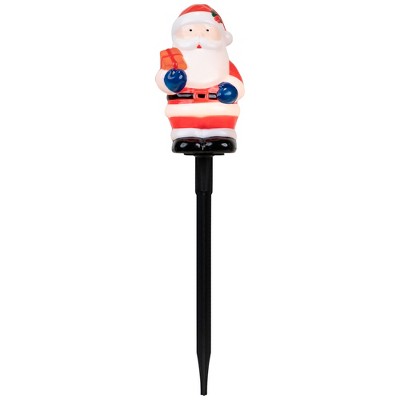  Northlight Lighted Santa Claus Christmas Pathway Markers - 16" - Set Of 4