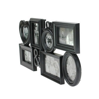  Northlight 26.5" Black Multi-Sized "Love &" Collage Photo Picture Frame Wall Decoration
