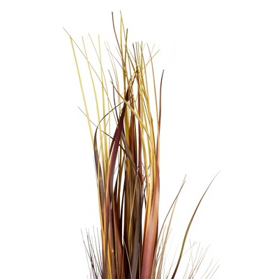  Northlight 34" Brown Artificial Grass Plant In A Rope Pot