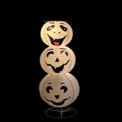  Northlight Lighted Ghost Trio Outdoor Halloween Decoration - 3.6' - Warm White Lights - White