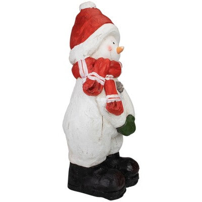  Northlight Standing Snowman Christmas Decoration - 17" - White And Red