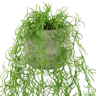  Northlight 22" Artificial Cascading Succulent Plant In Gray Stone Pot