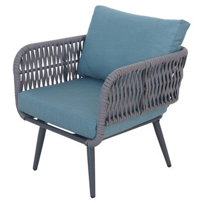  Northlight 4-Piece Caicos Outdoor Patio Conversation Set With Cushions