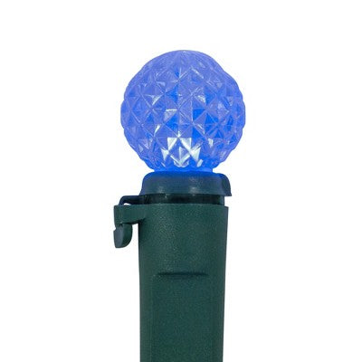  Northlight LED G12 Berry Christmas Lights - Multicolor - 16' Green Wire - 50 Ct