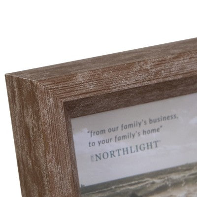  Northlight Rectangular Wooden Picture Frame - For A 5" X 7" Photo - 8.5" - Brown