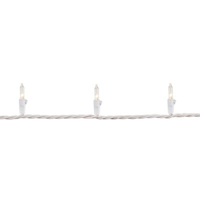  Northlight Mini Christmas Light Set - Clear - 20.25' White Wire - 100ct