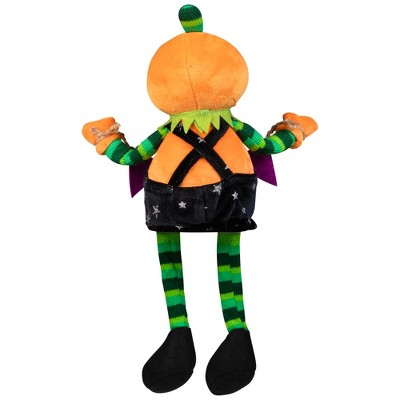  Northlight Jack O Lantern Halloween Decoration With Boo Banner- 14"