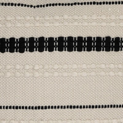  Northlight 20" White And Black Handloom Woven Outdoor Square Throw Pillow